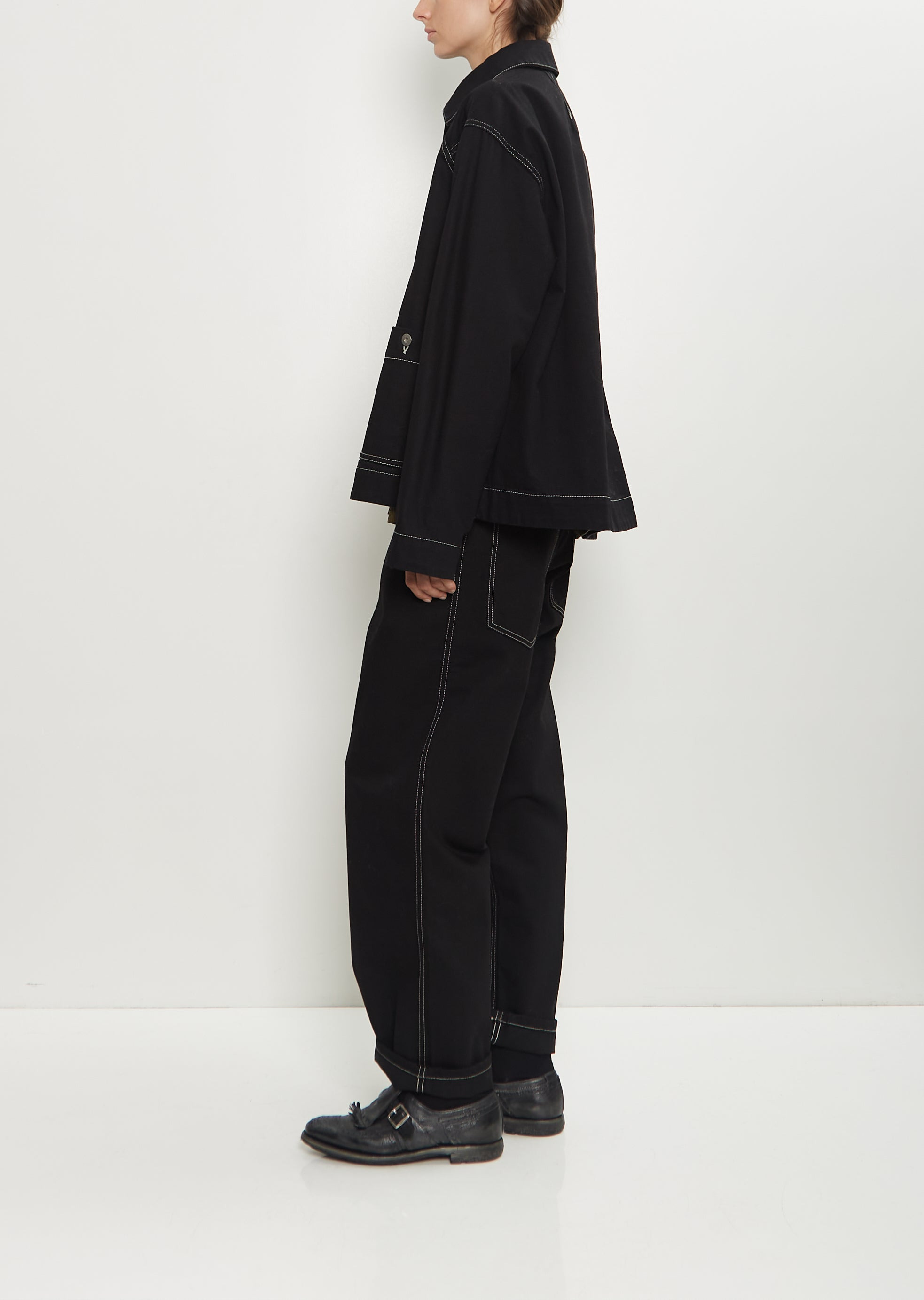 Drays Cotton Denim Travail Jacket - 2