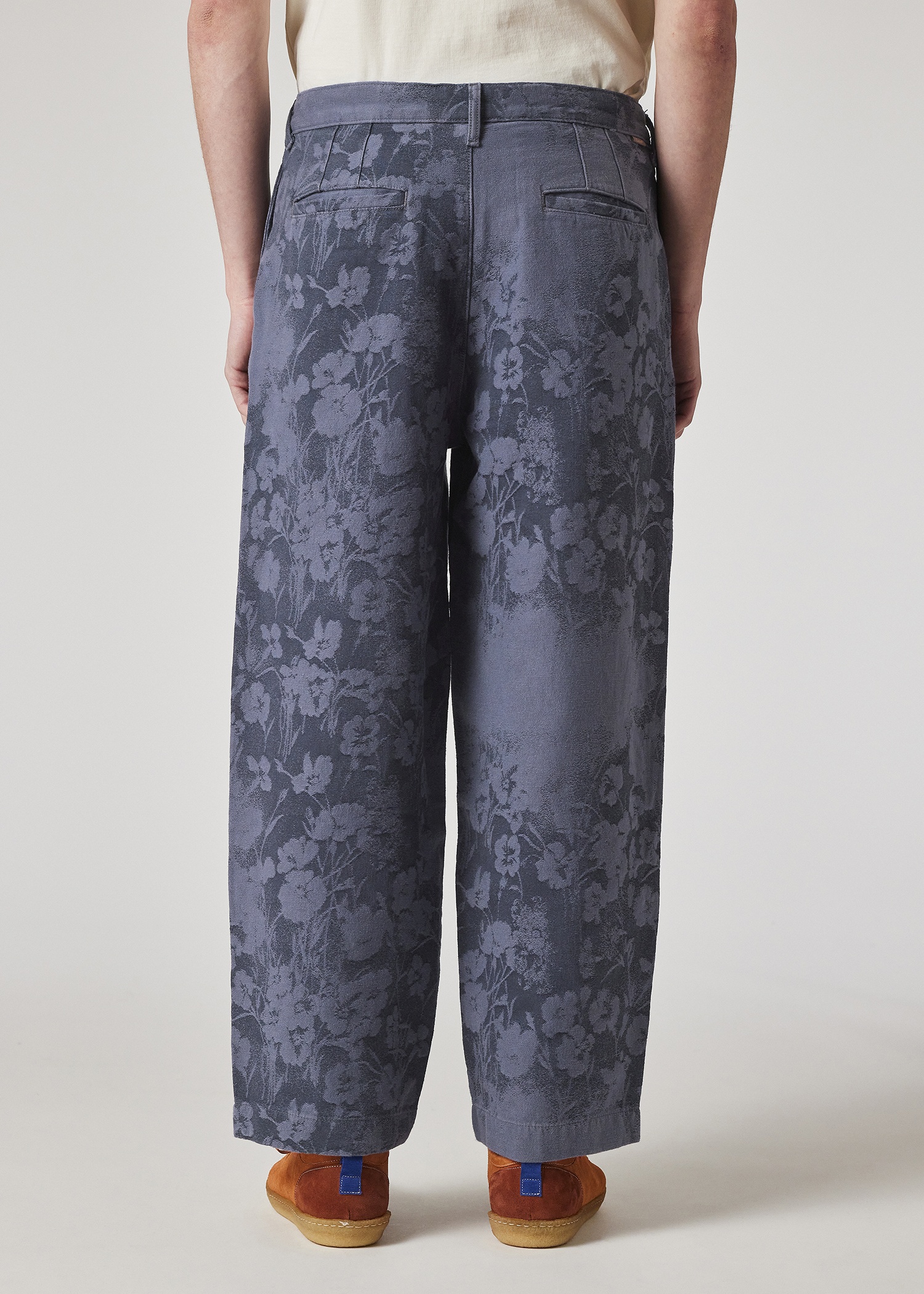 Paul Smith + Lee® Indigo Jacquard Tapered Trousers - 6