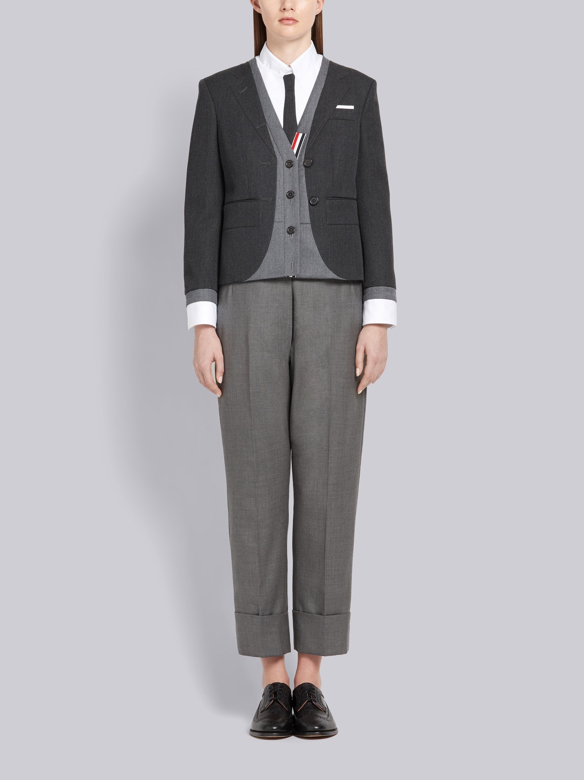 Trompe L'oeil Suit Sport Coat - 4