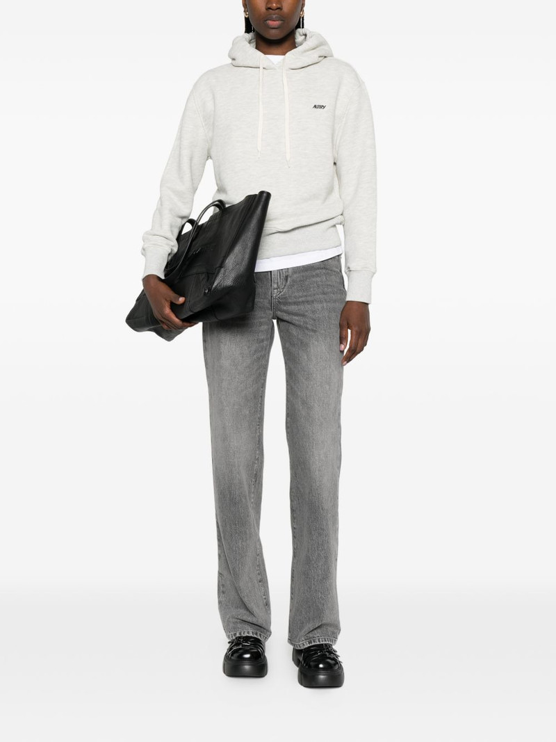 AUTRY logo-embroidered hoodie outlook