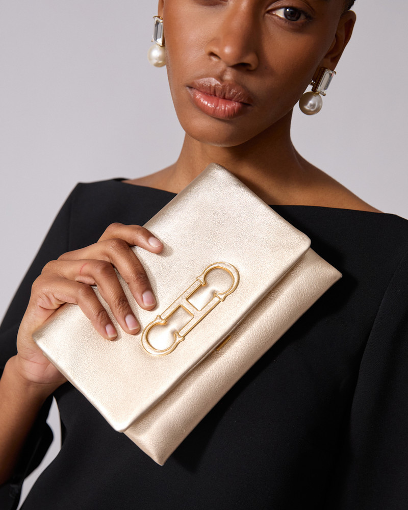 CAROLINA HERRERA Initials Insignia Soft - Small Clutch outlook