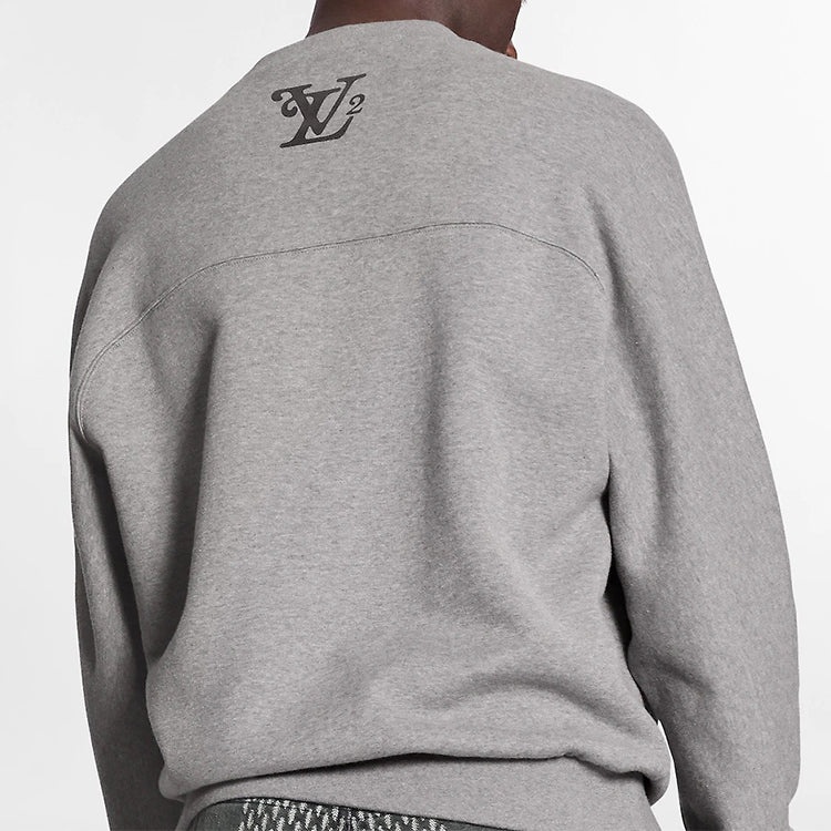 LOUIS VUITTON x Nigo Crossover Squared Casual Pullover Unisex Gray 1A7X6Z - 4