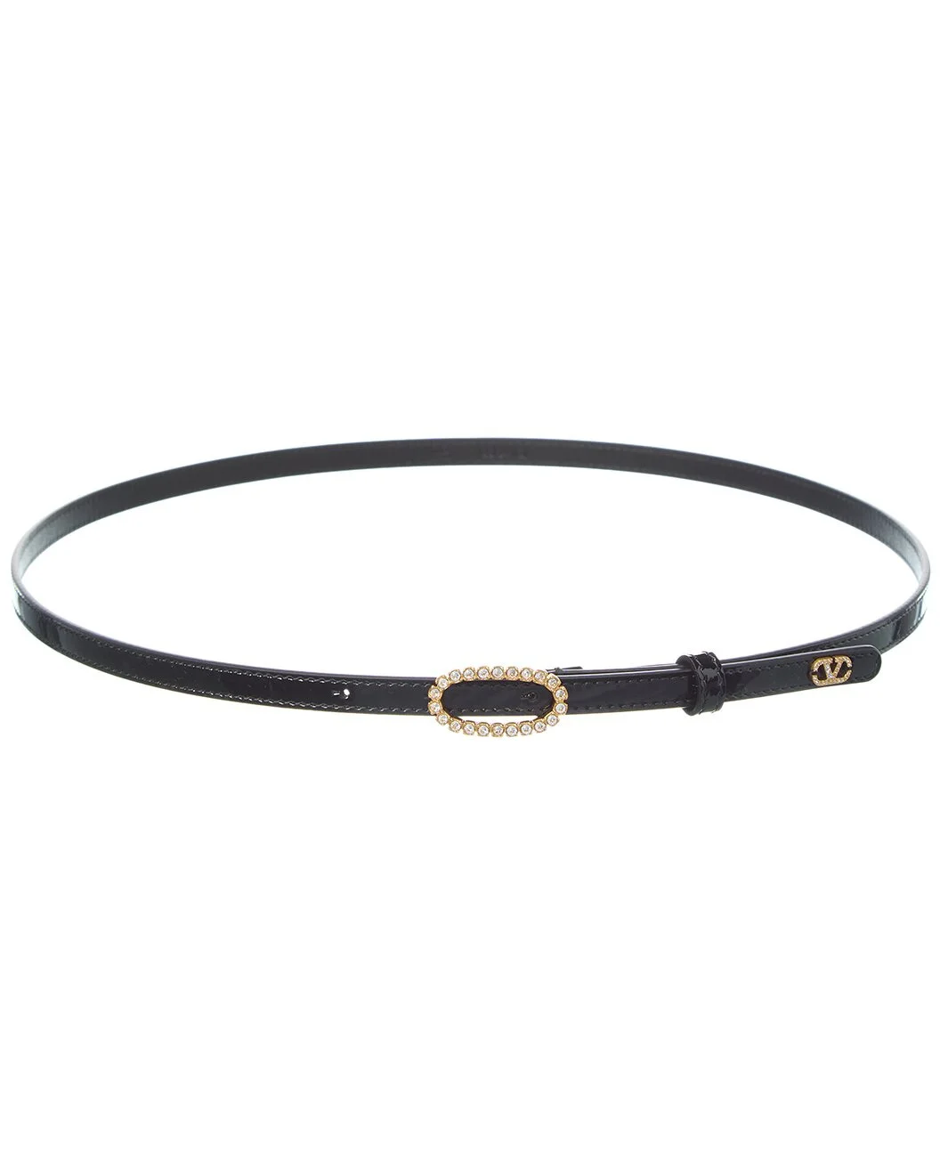Valentino VLogo Signature Patent Belt - 1