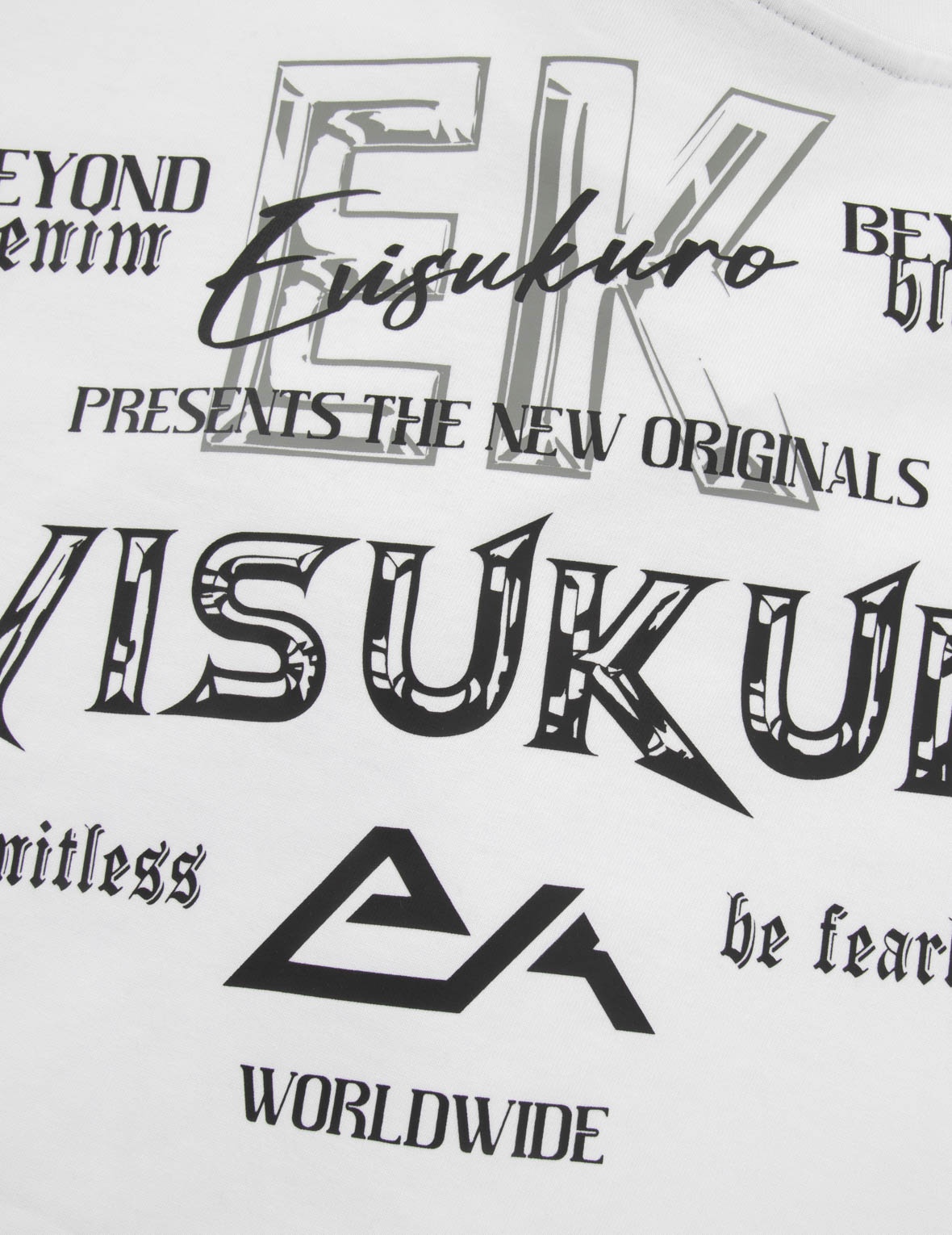 Logo and Slogan Prints Loose Fit T-shirt - 13
