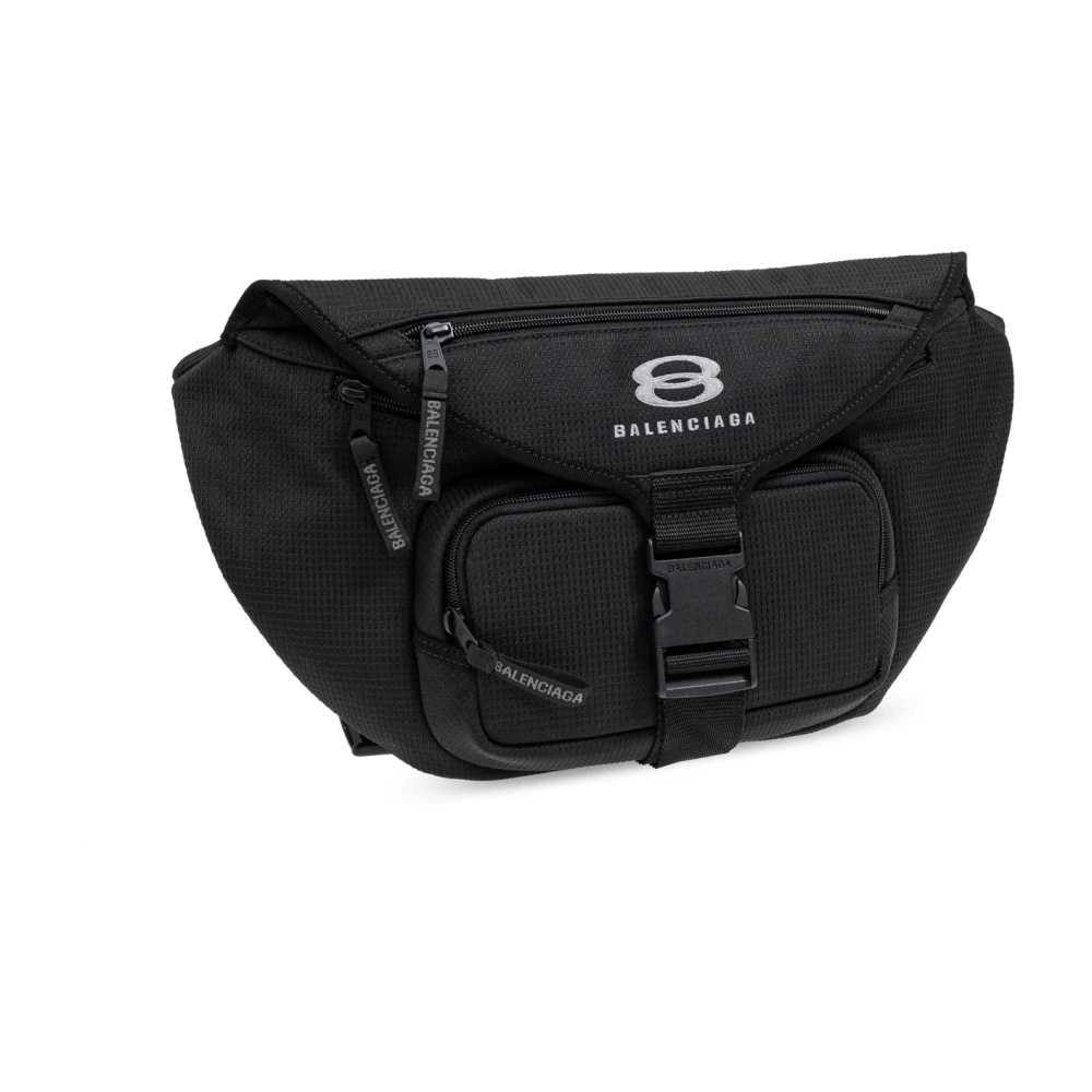 ★BALENCIAGA★ Unity Shoulder Bag Balenciaga UNITY SHOULDER BAG IN BLACK NYLON - Shoulder Bags