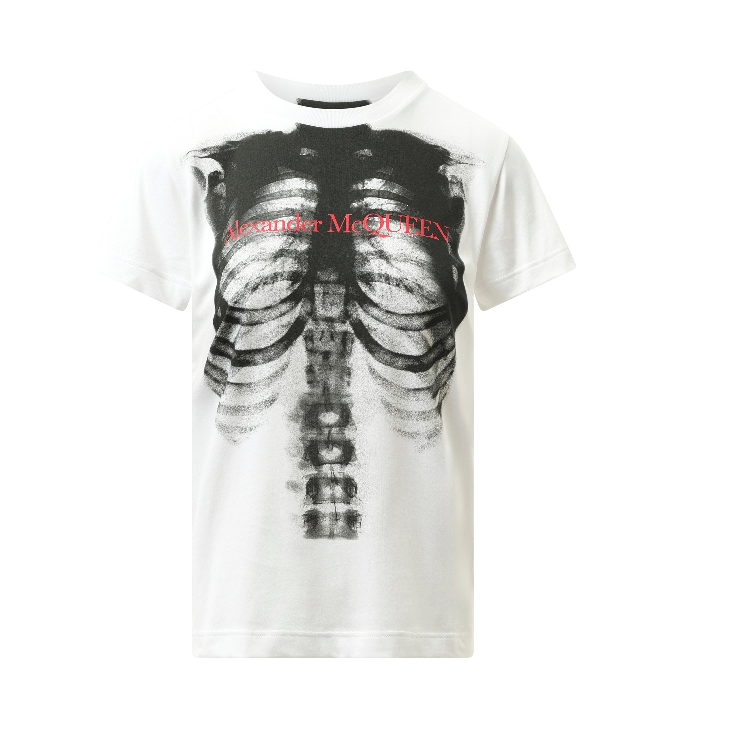 Ribcage Fit T-Shirt in White - 2