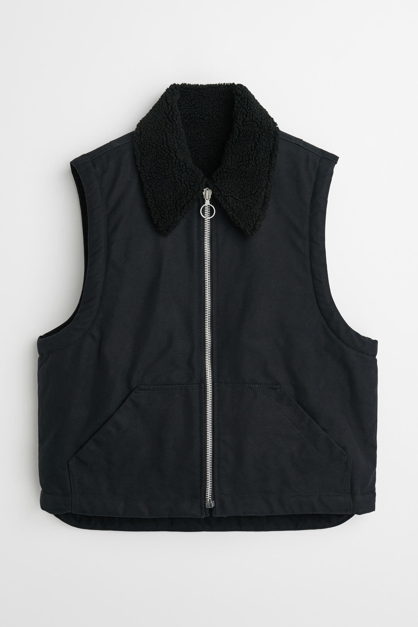 Our Legacy - Intact Vest Navy Chunky Cotton Rib