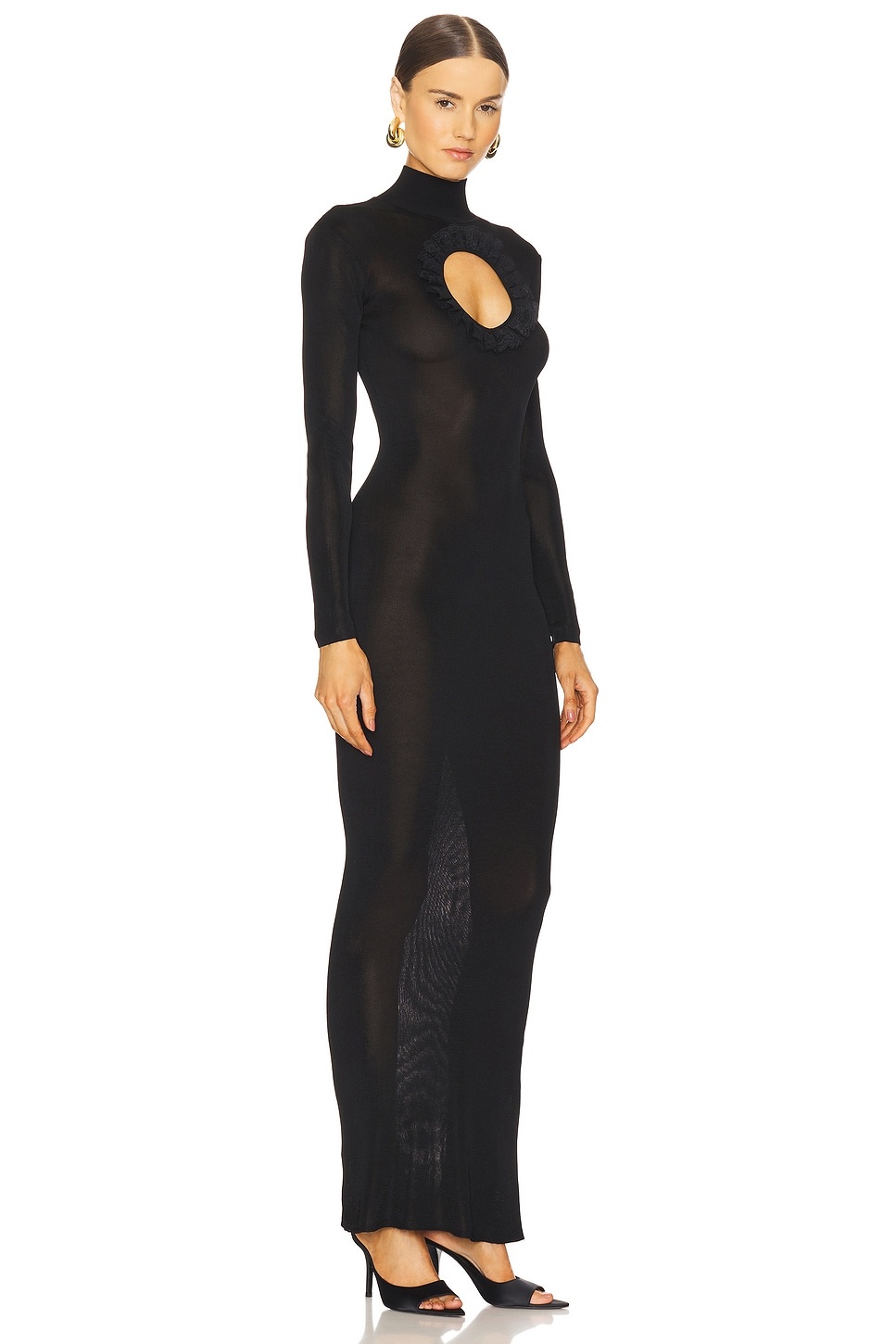 x Christopher Kane Knit Cut Out Maxi Dress - 2