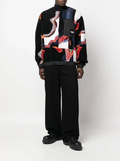 Ambush WKSP teddy jacquard crew-neck sweatshirt outlook