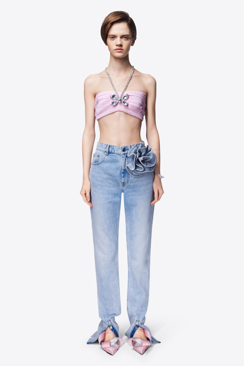 CRYSTAL BUTTERFLY KNIT BANDEAU 3