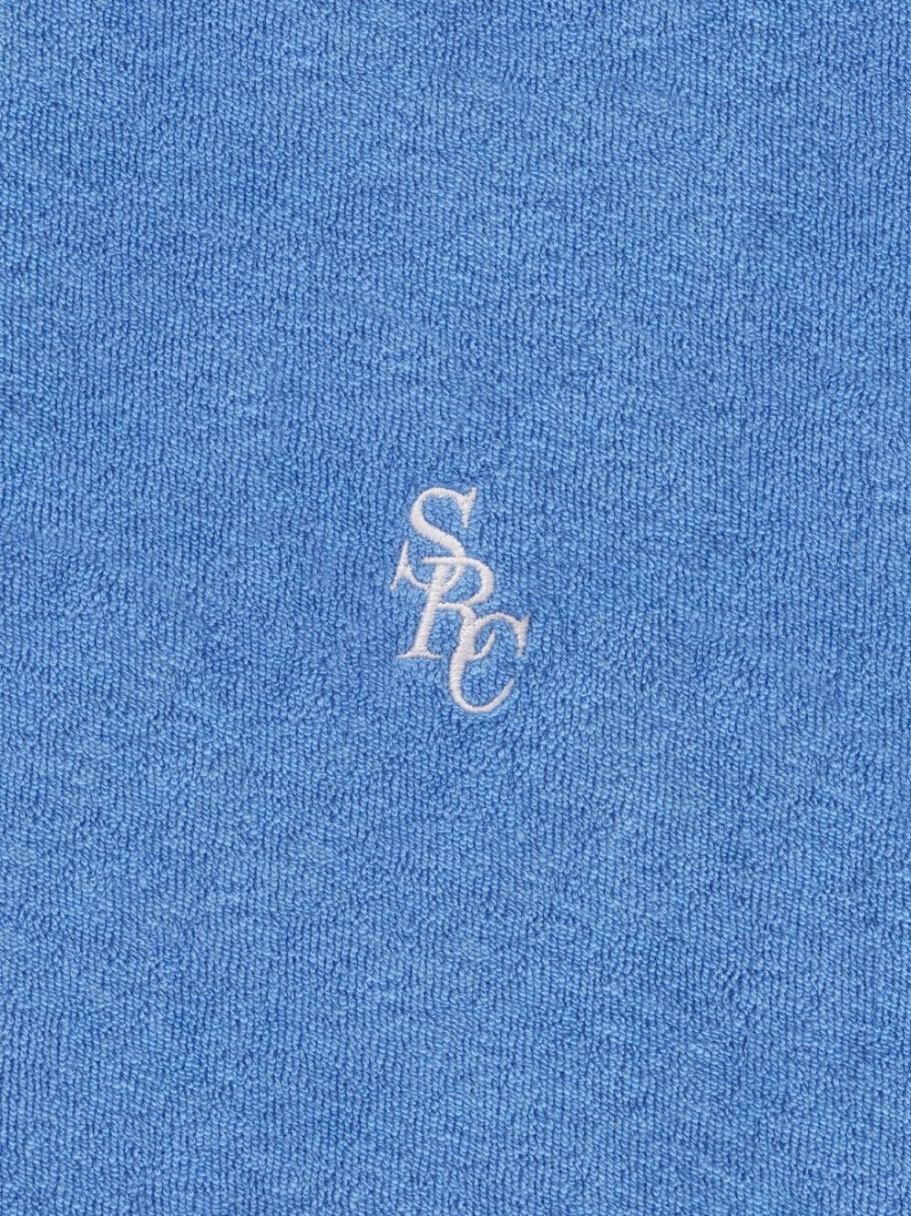 embroidered-logo terry shorts - 3