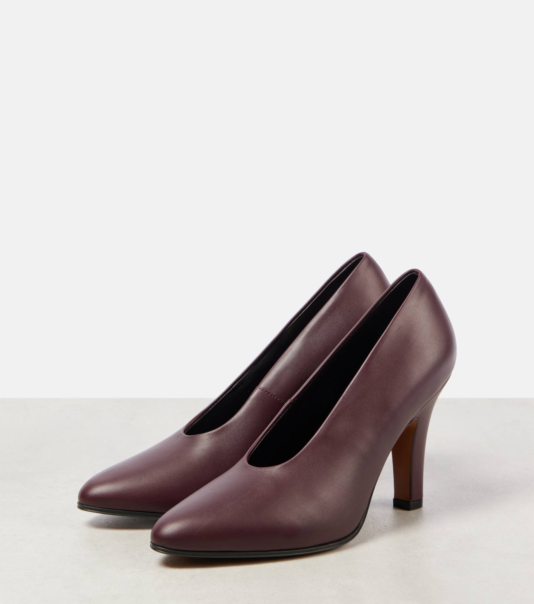 Prudens leather pumps - 4