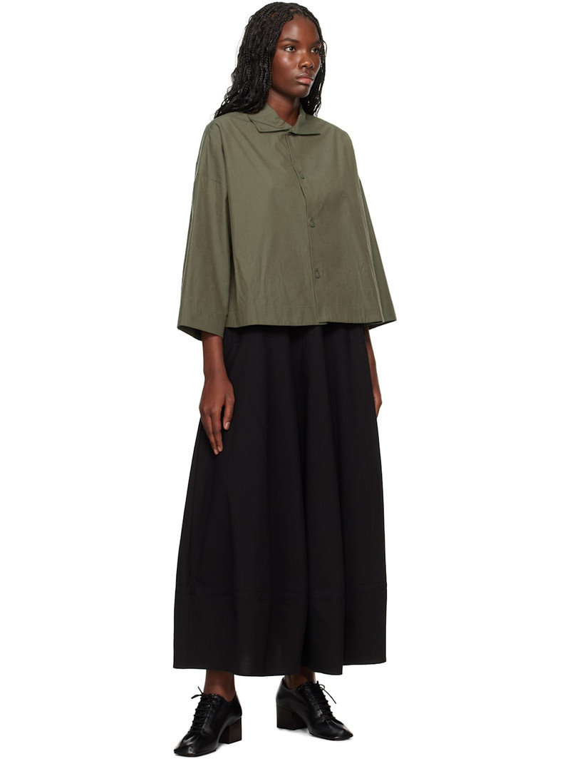 Toogood Black 'The Parachutist' Midi Skirt outlook