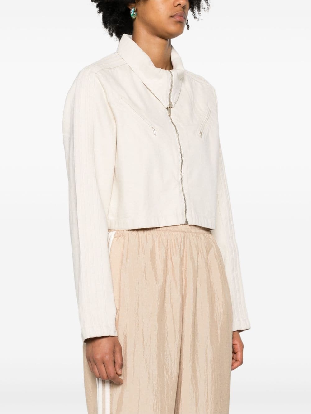Fashion Montreal cropped denim jacket - 3