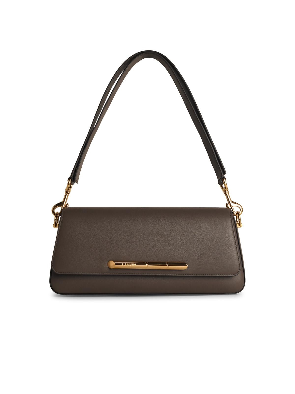 Lanvin 'Sequence' Brown Leather Crossbody Bag Woman - 1