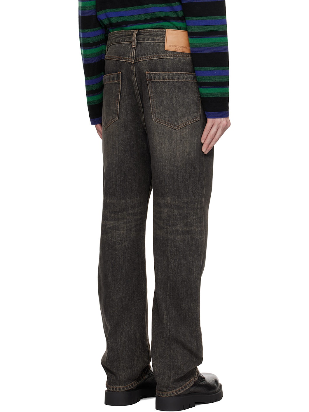 Gray New Straight Jeans - 3