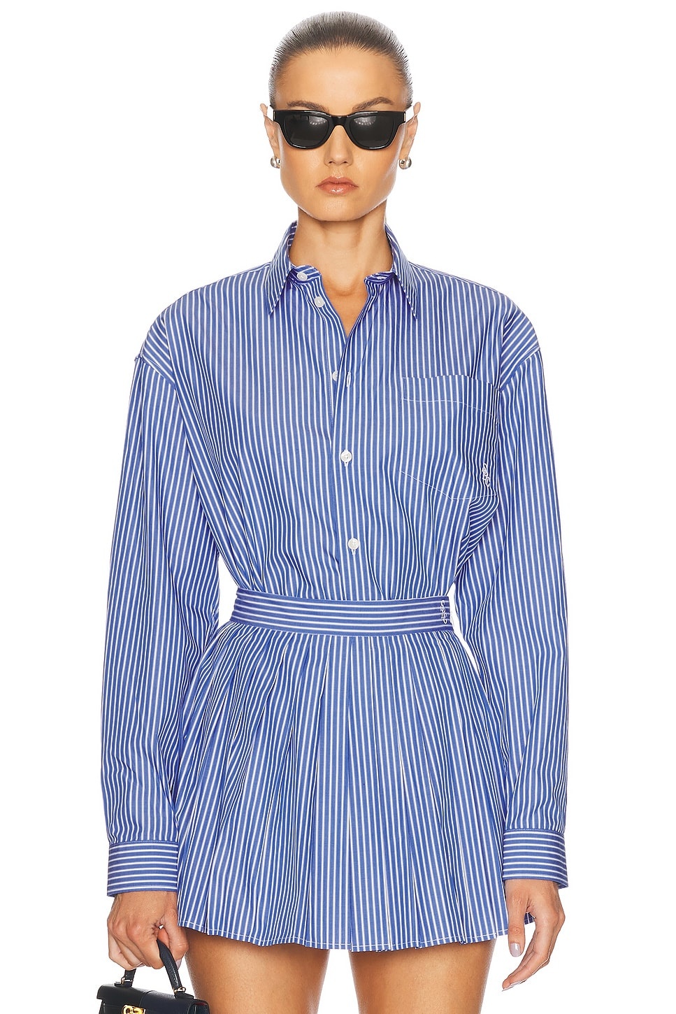 Oversized Button Down Top - 1