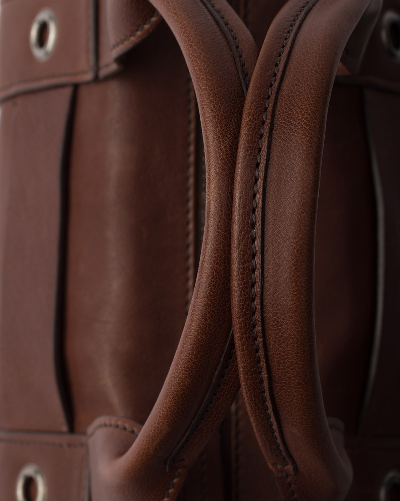 Prada Route large leather top-handle bag 5