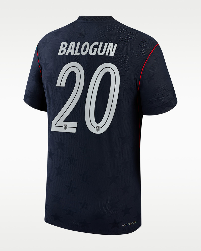 Folarin Balogun USMNT 2026 Match Away Men's Nike Dri-FIT ADV Soccer Jersey 1