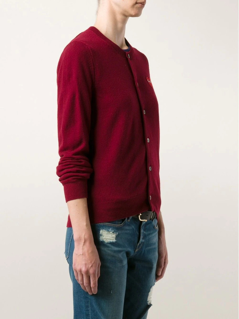 Comme des Garçons PLAY basic cardigan outlook