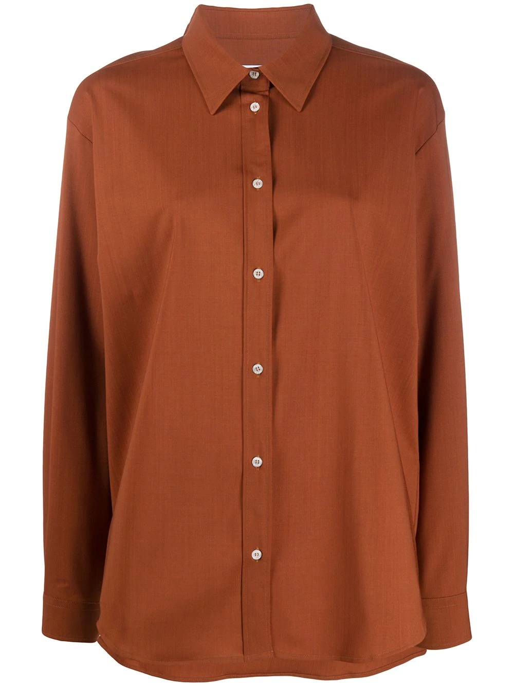 long-sleeve button-up shirt - 1