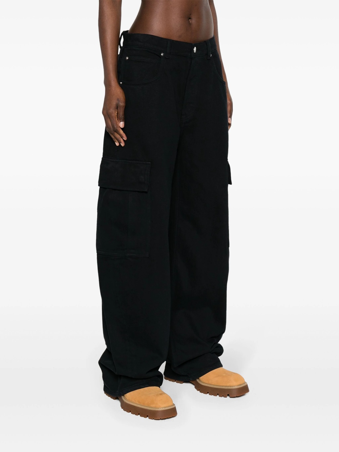 Oversized Rounded Low Rise Jeans - 3