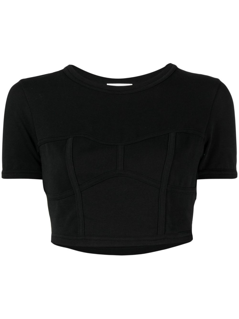 Wren round-neck cropped T-shirt 1