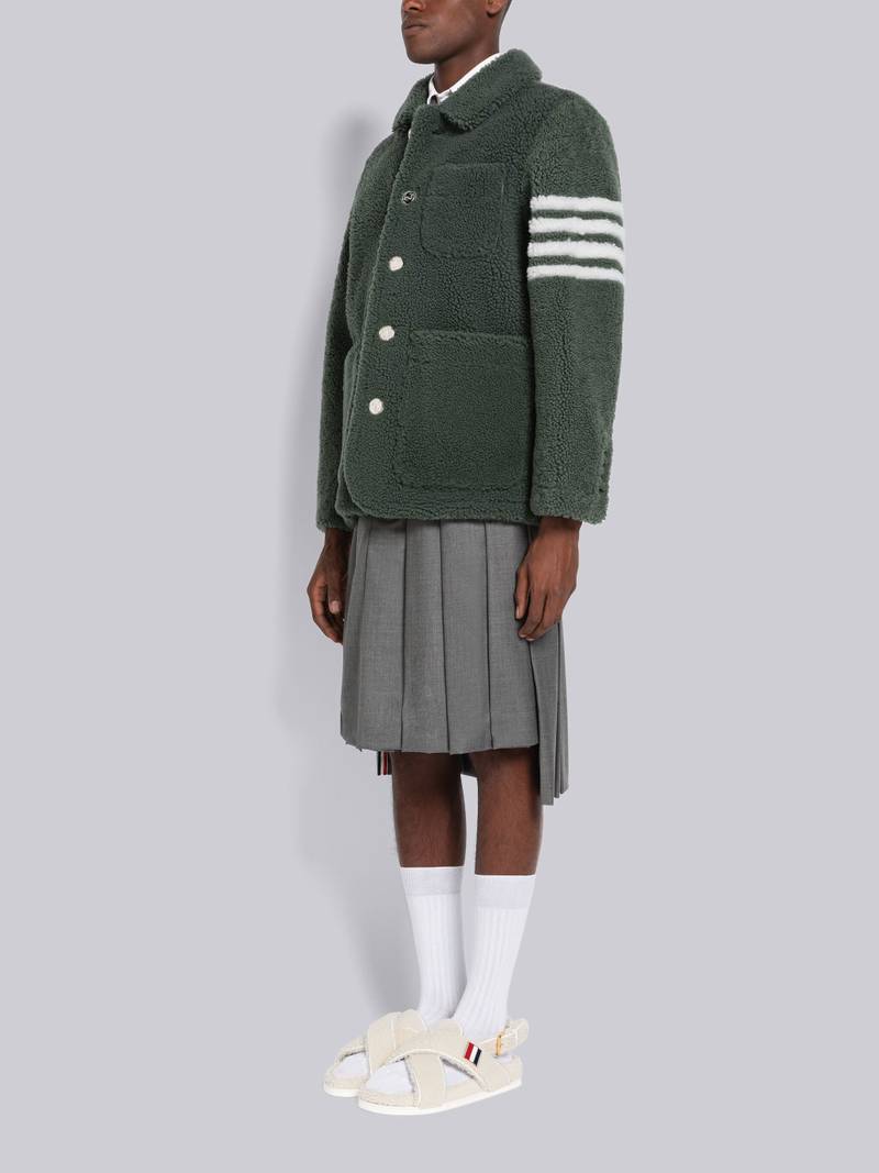 shearling RWB buckle sandals 6