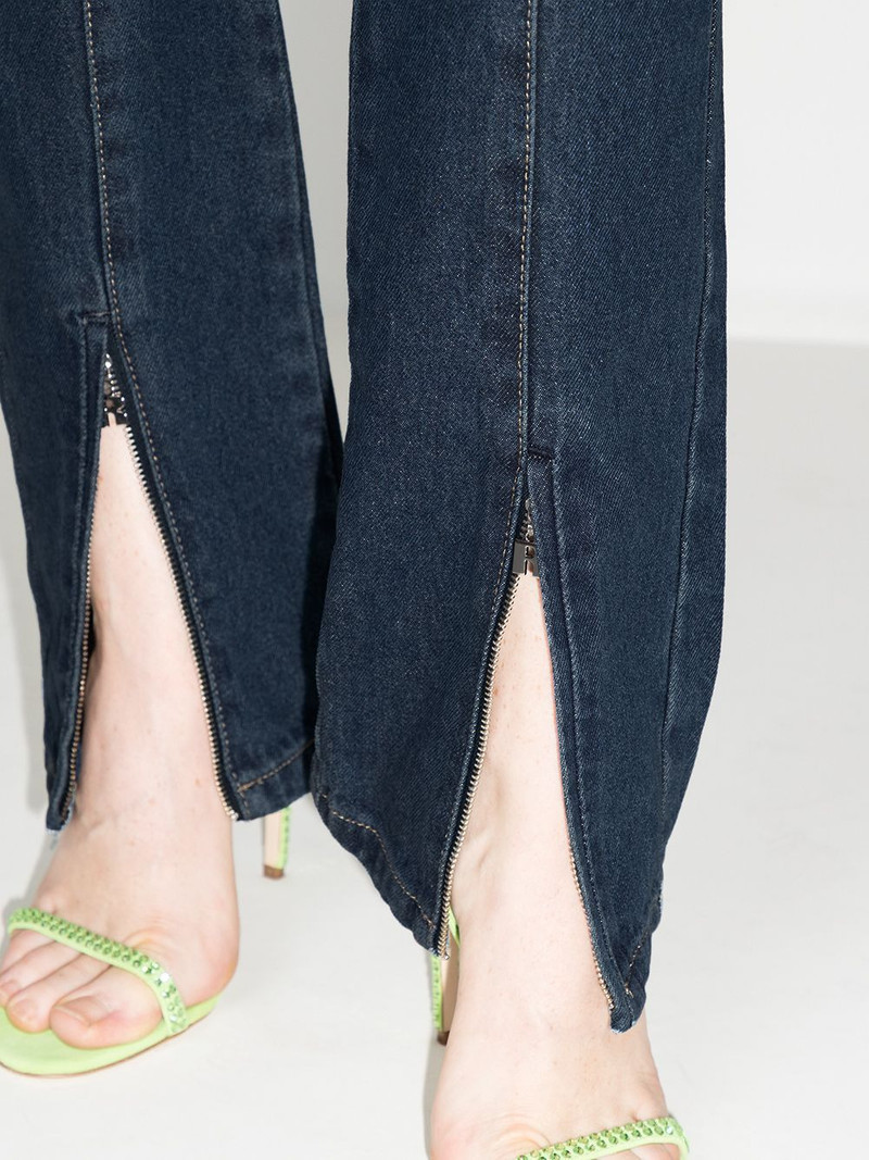Jada zip-ankle flared jeans 4