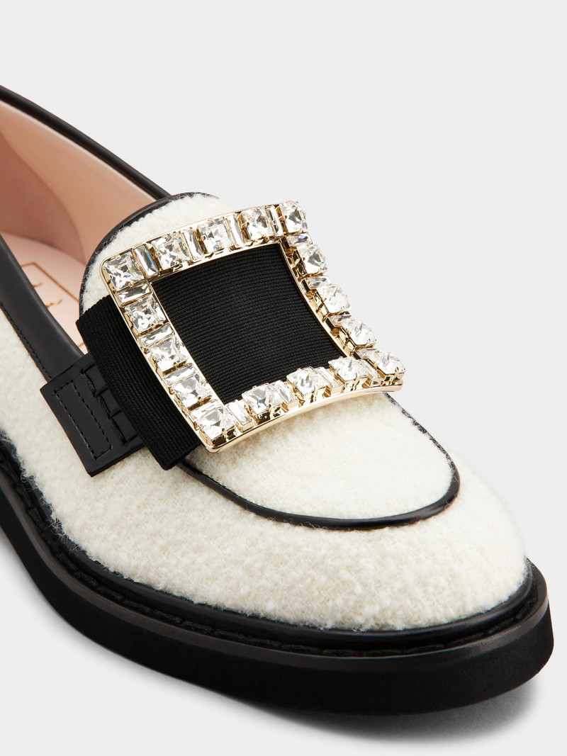 Viv' Rangers Strass Buckle Loafers in Fabric 3
