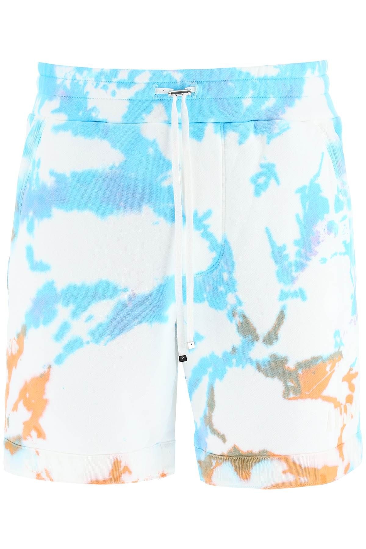 TIE-DYE SHORTS WITH CORE LOGO - 1