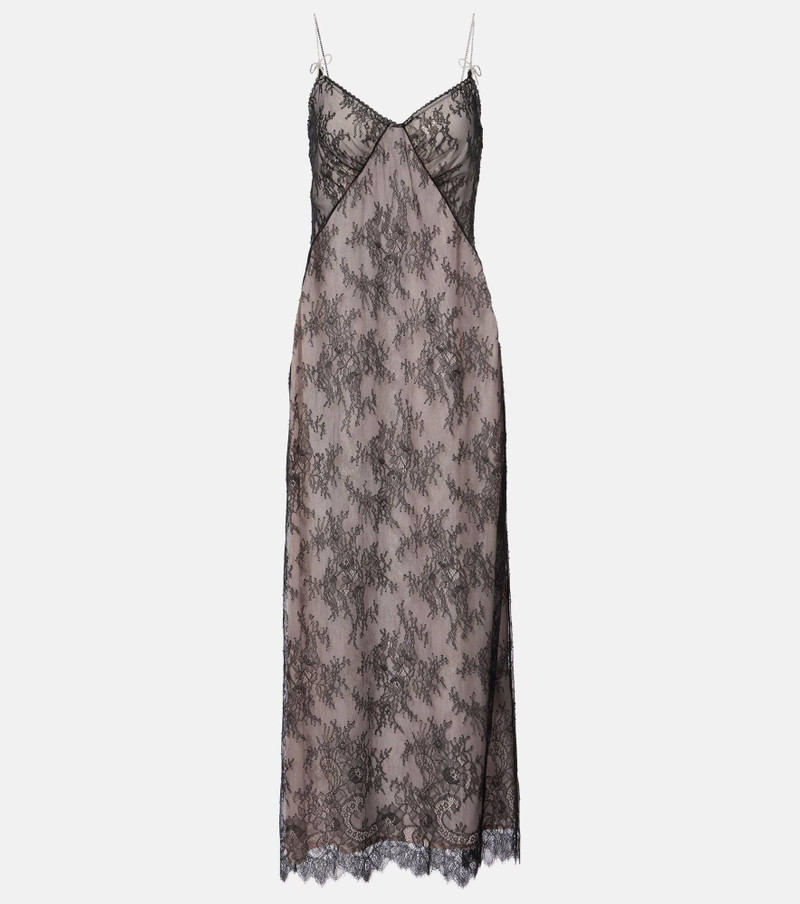 Rebrodé lace midi dress - 1
