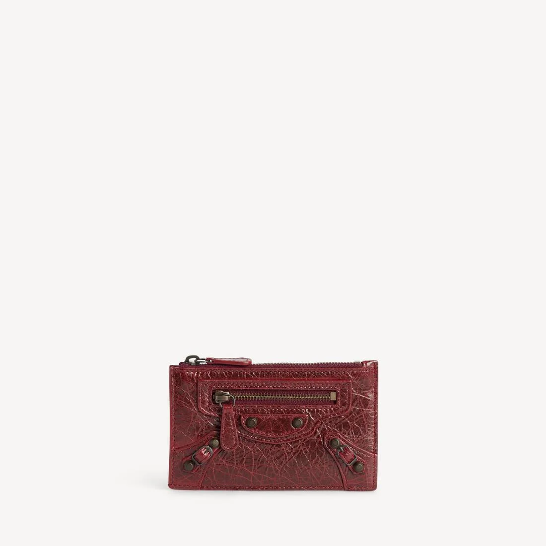 Women's Le City Long Coin And Card Holder in Berry Red - 1