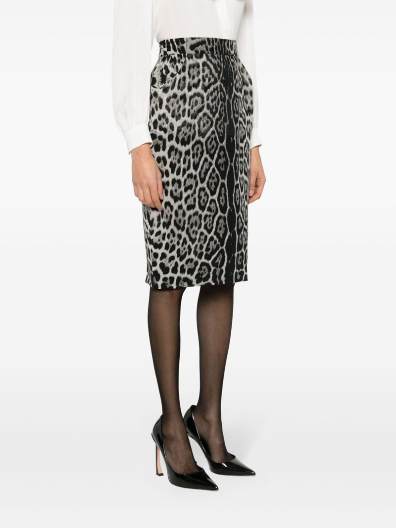 leopard-print silk skirt 3