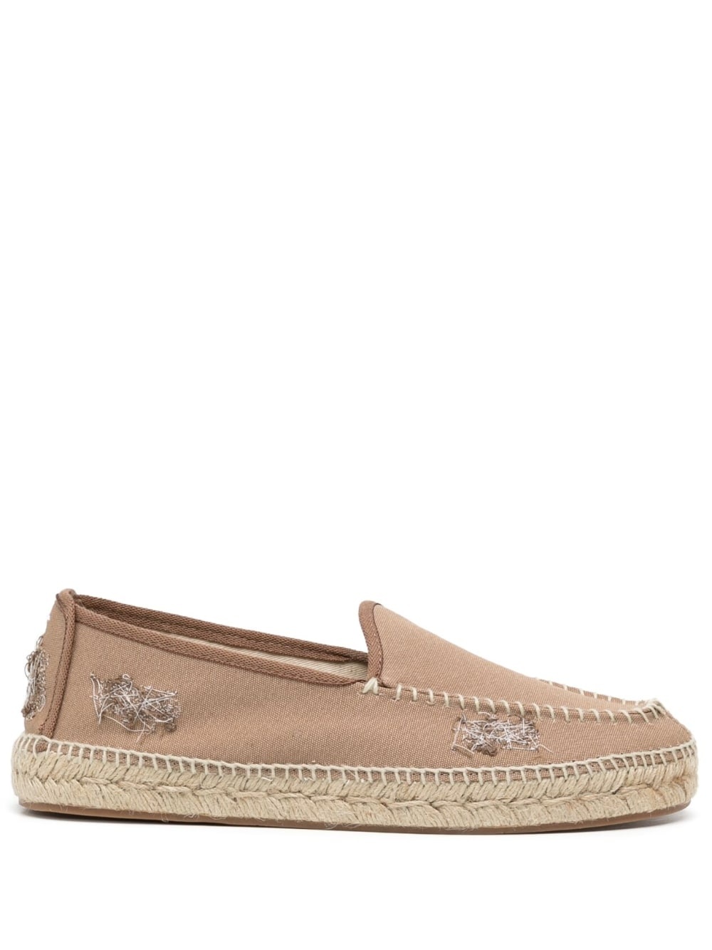 embroidered canvas espadrilles - 1