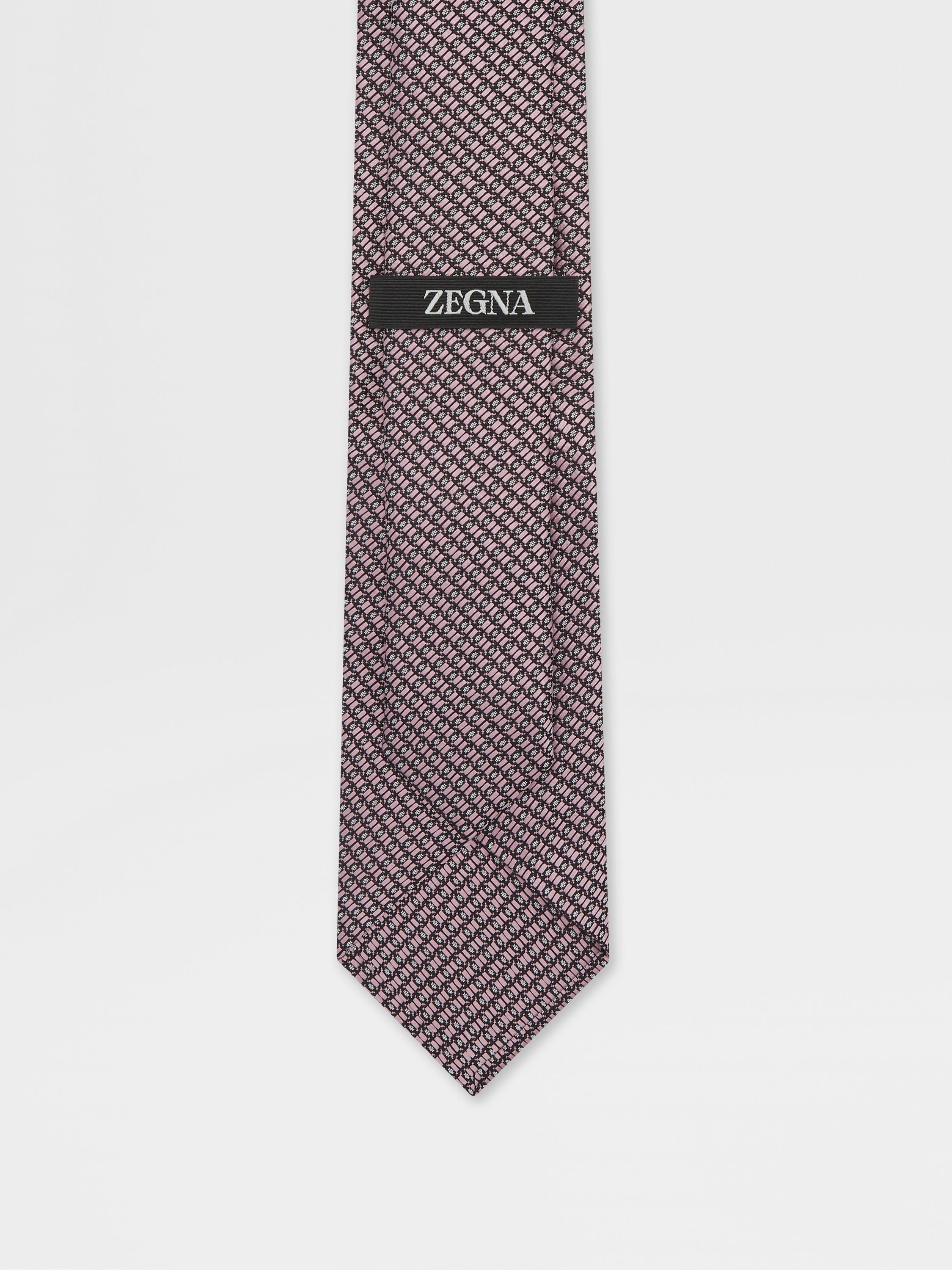 PINK SILK TIE - 3