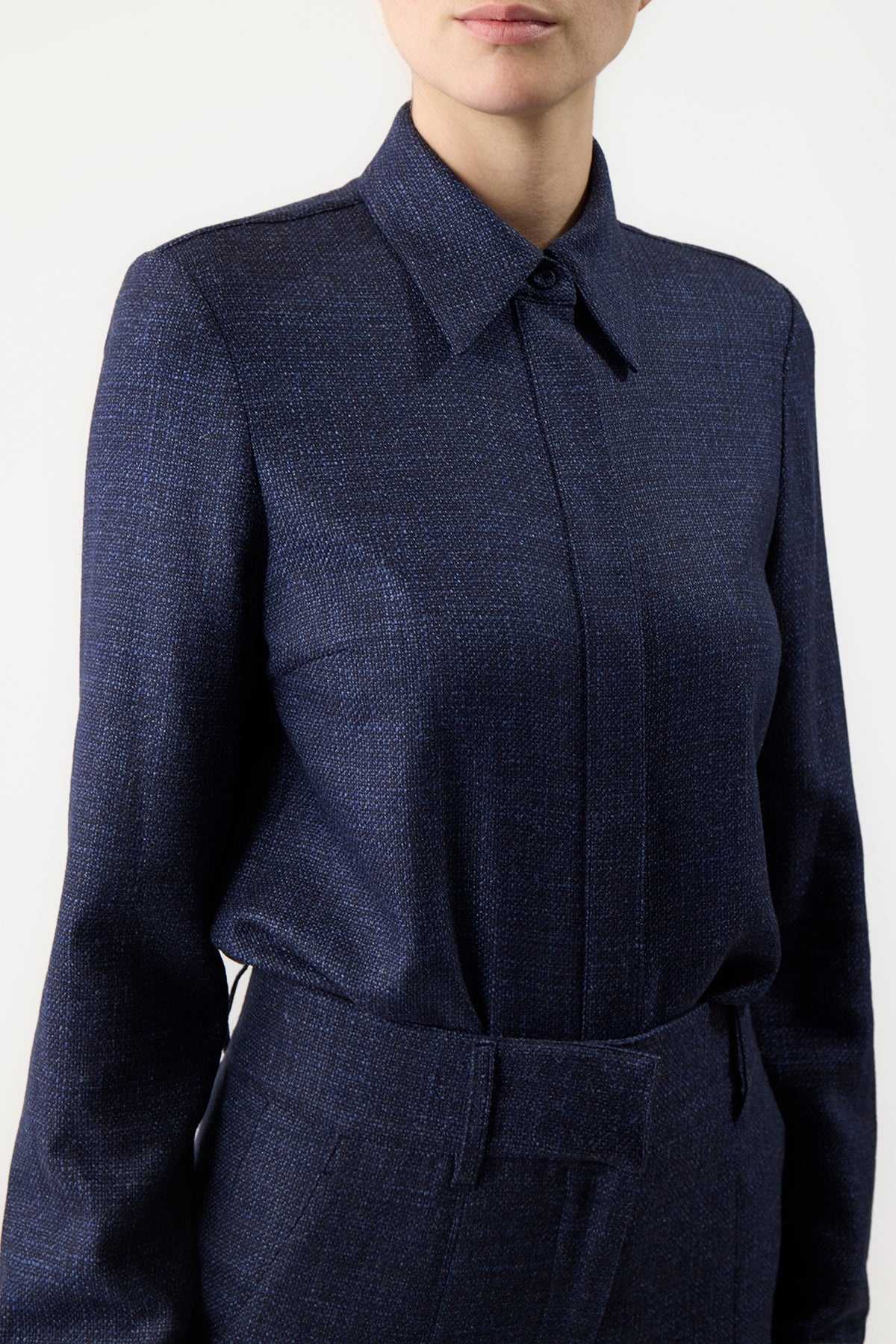 Cruz Shirt in Virgin Wool - 5