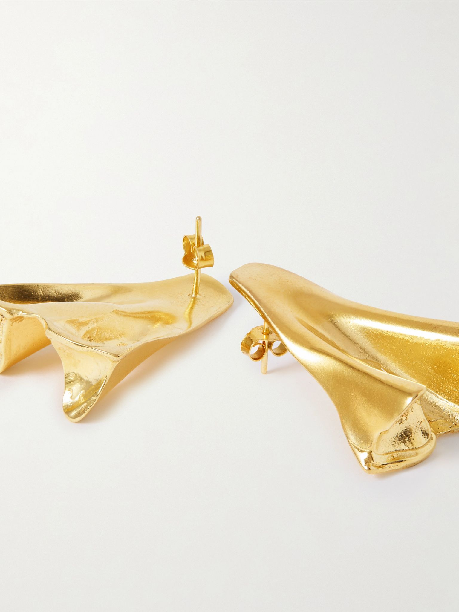 + Danielle Copperman Hedi gold-plated earrings Gold - 3