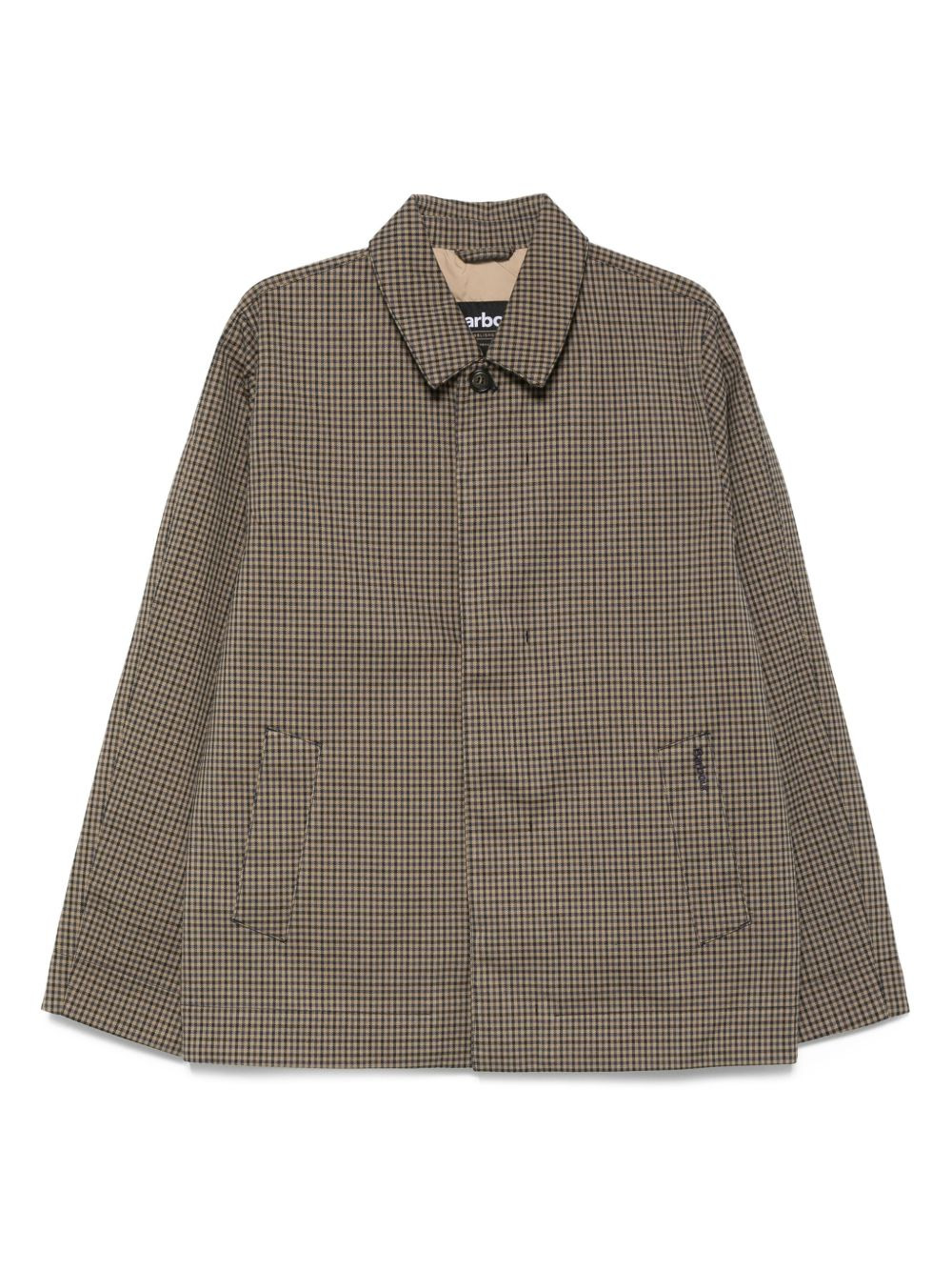 checked shirt jacket - 1