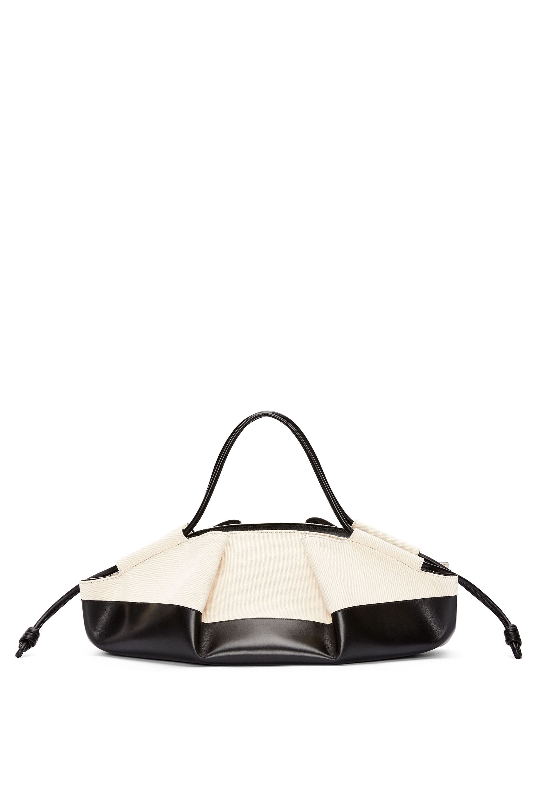 XL Paseo bag in shiny nappa calfskin and canvas - 6