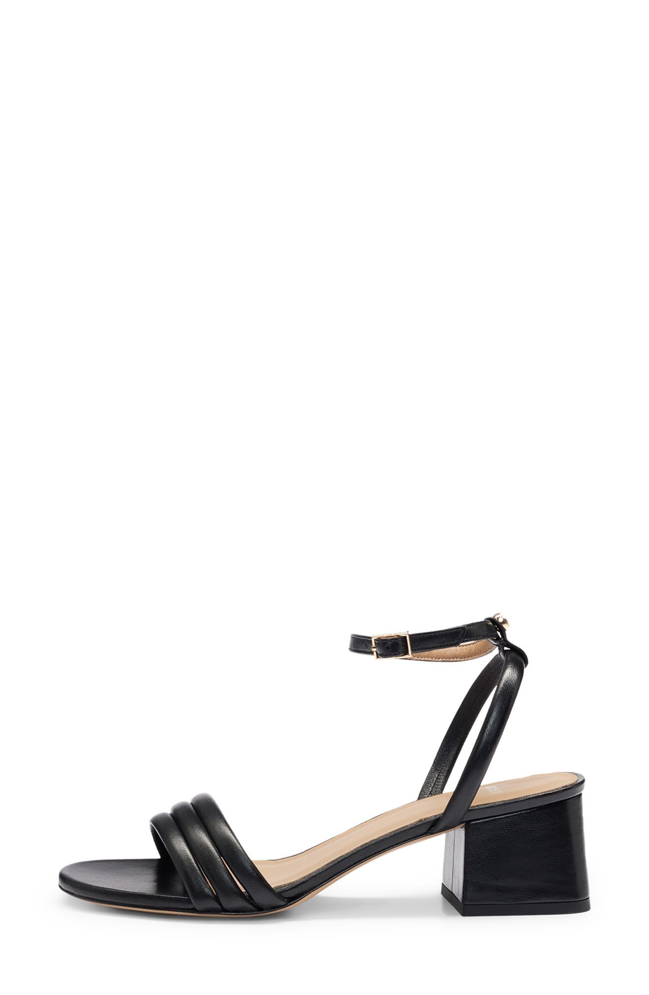 BOSS Melanie Ankle Strap Sandal in Black at Nordstrom - 9