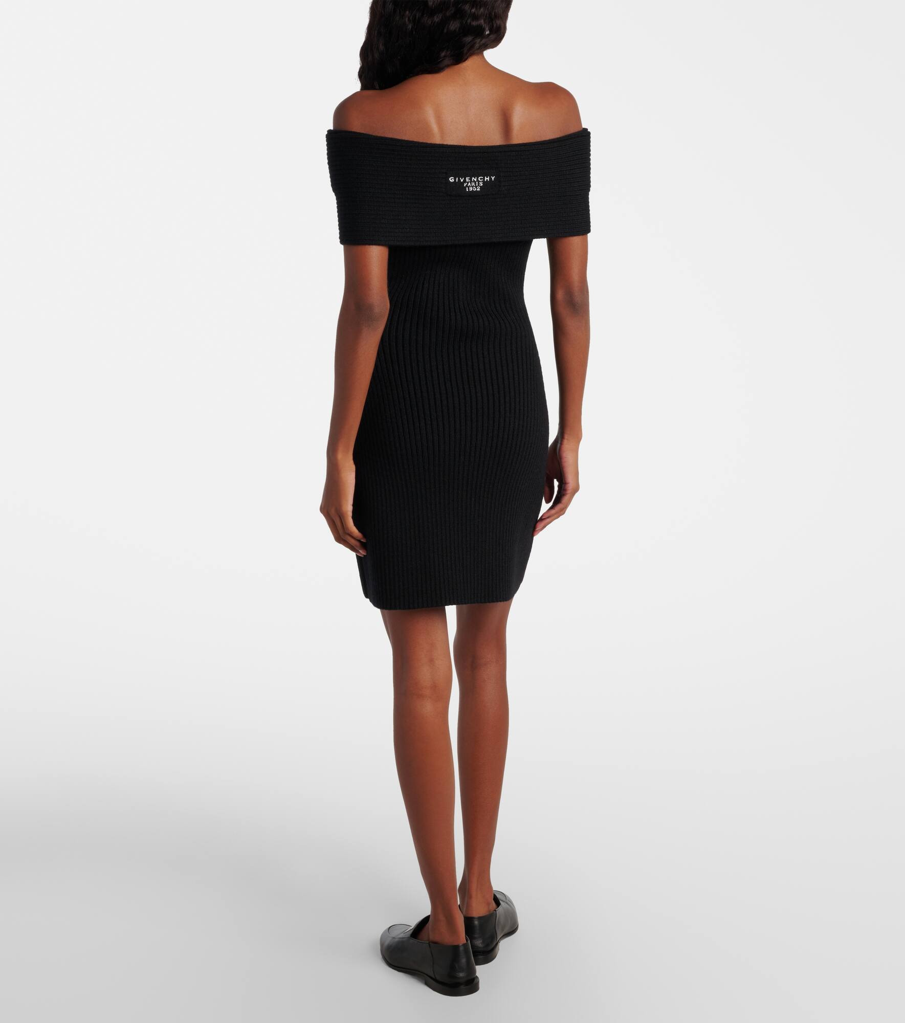 Ribbed-knit wool and alpaca-blend minidress - 3