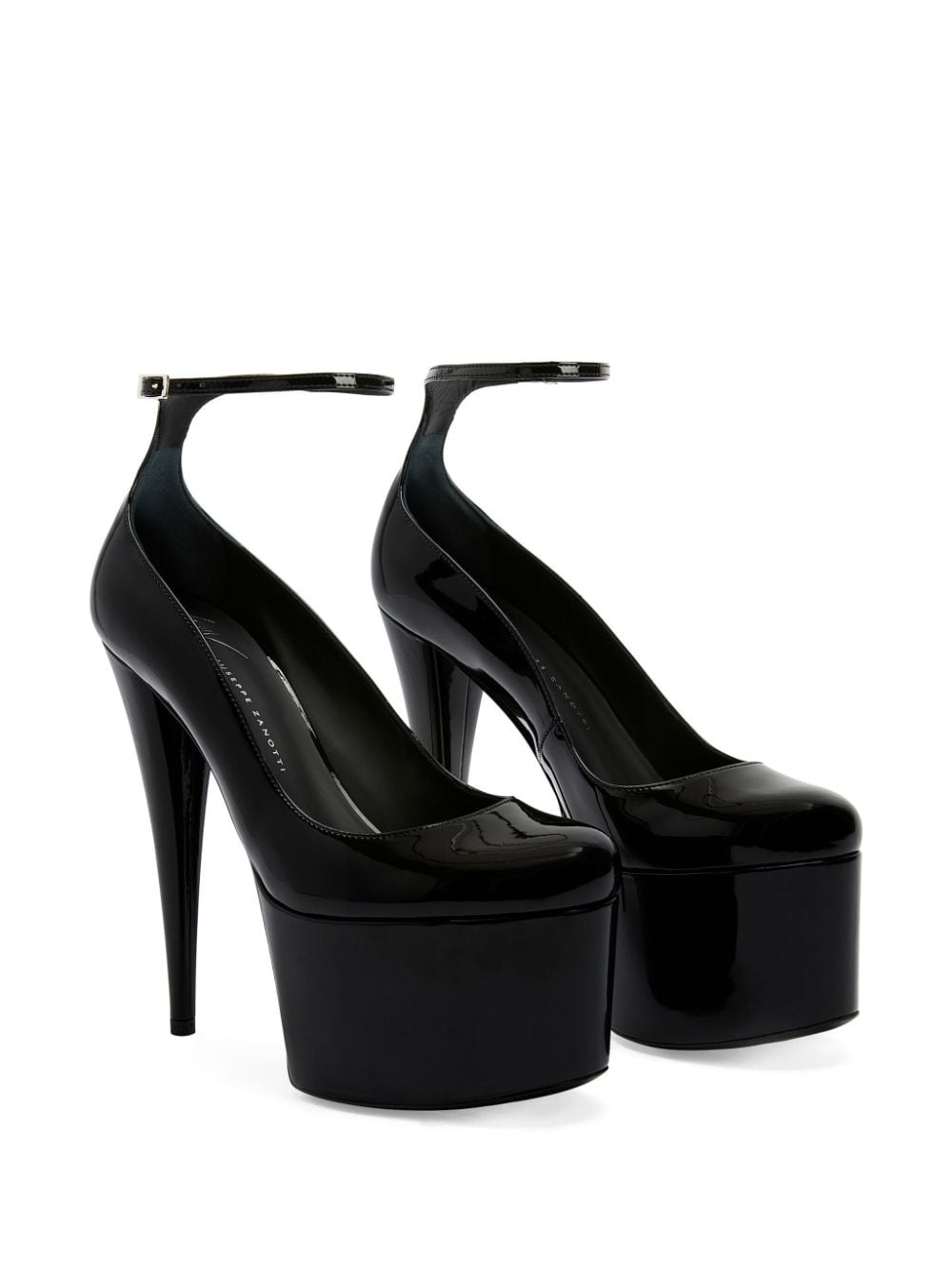 150mm patent leather stiletto pumps - 2