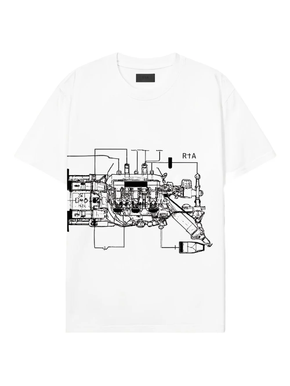 Diagram Moto graphic-print T-shirt - 1