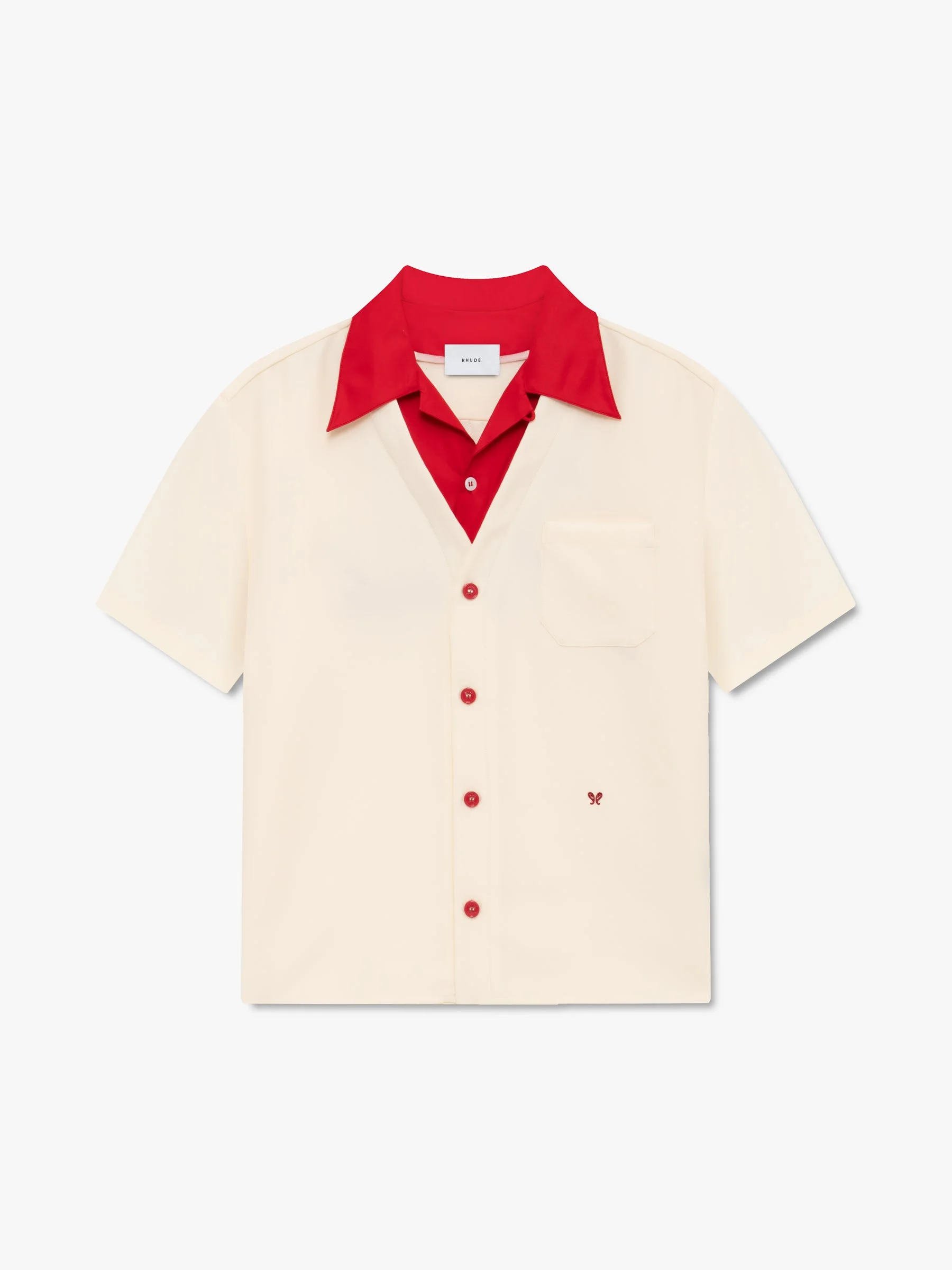 RICO CONTRAST BOWLING SHIRT - 1