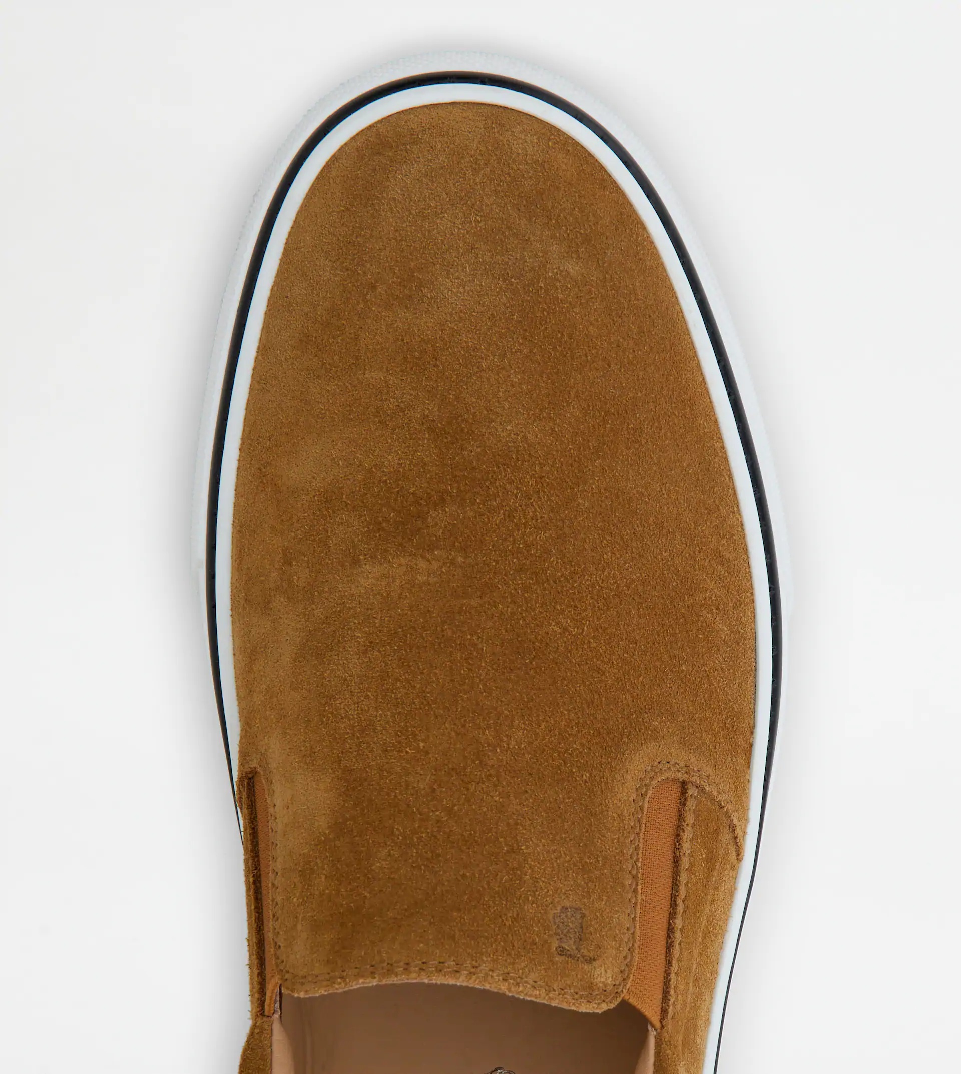 SLIP-ONS IN SUEDE - BROWN - 3