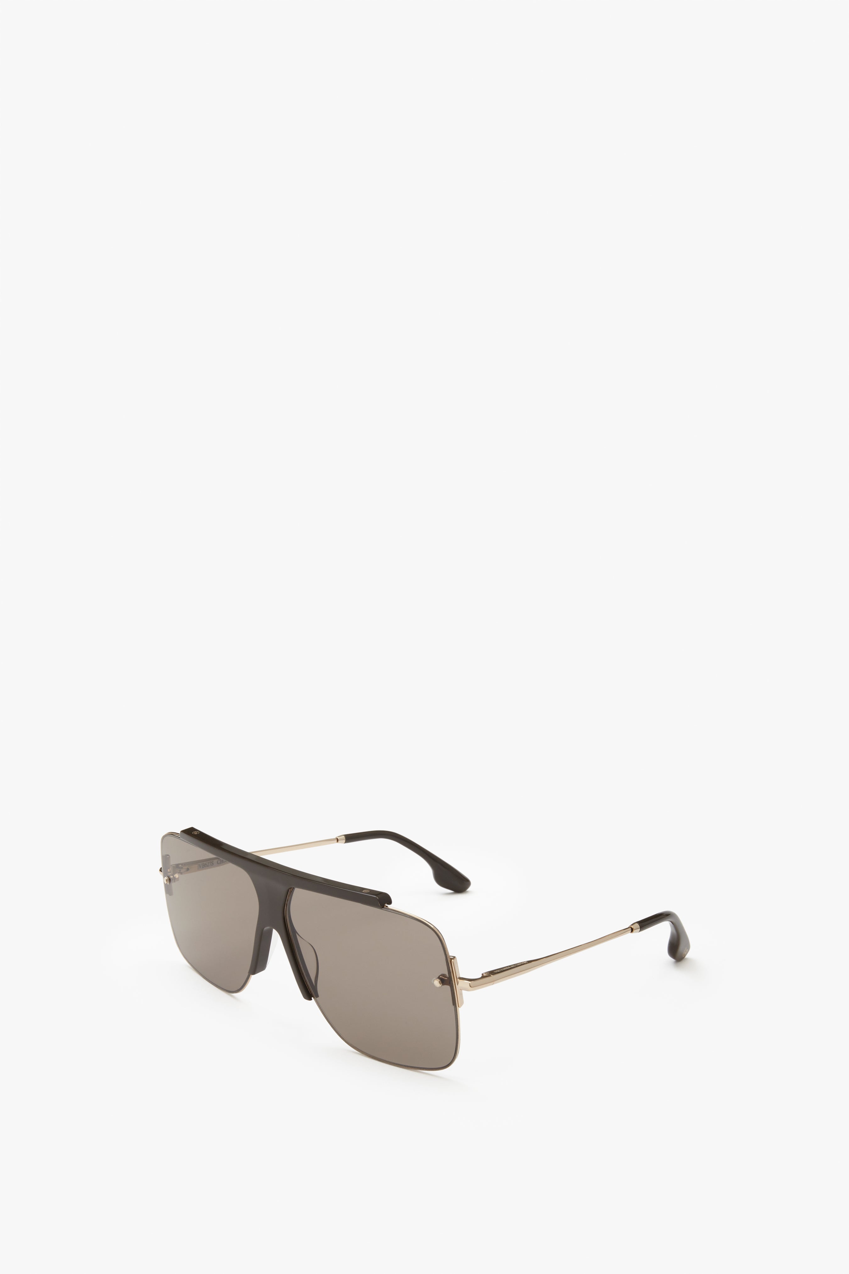 Combination Rimless Square in Chocolate - 2