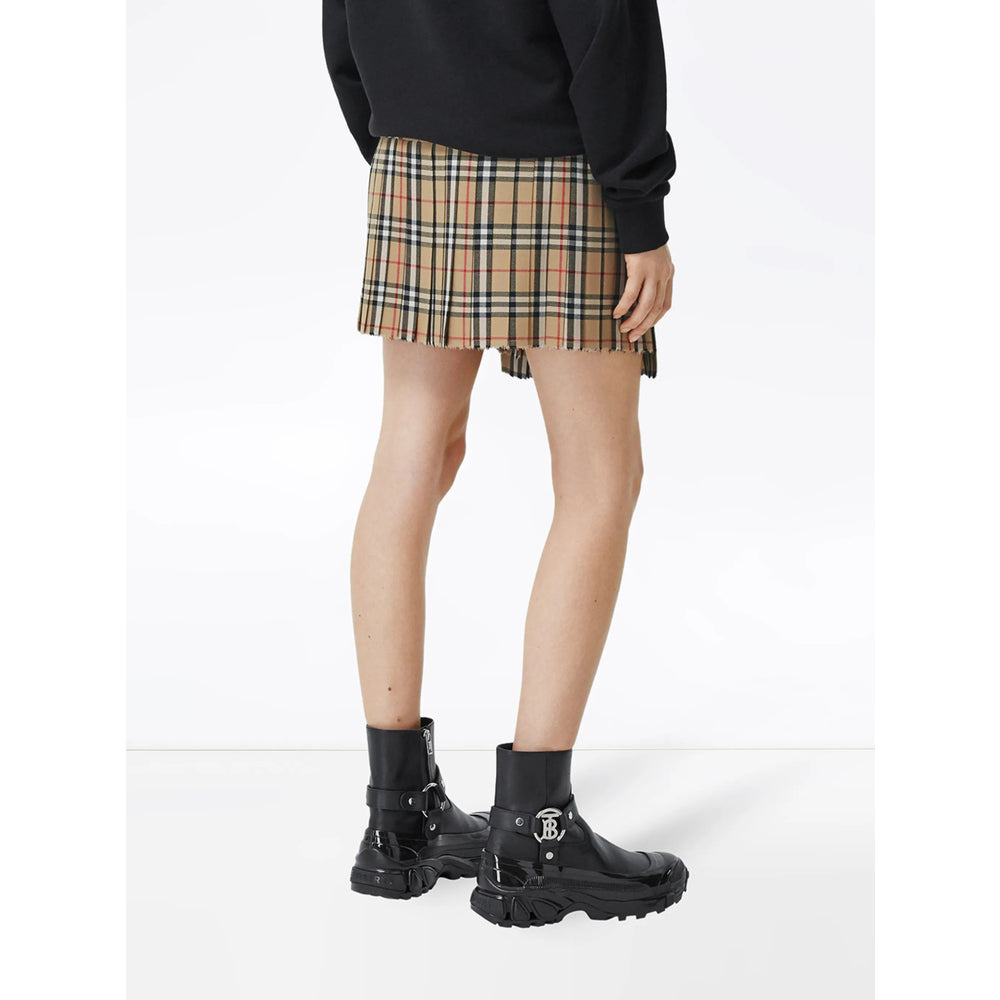 Burberry Neutrals Skirts - Pleated Skirts Women - 3