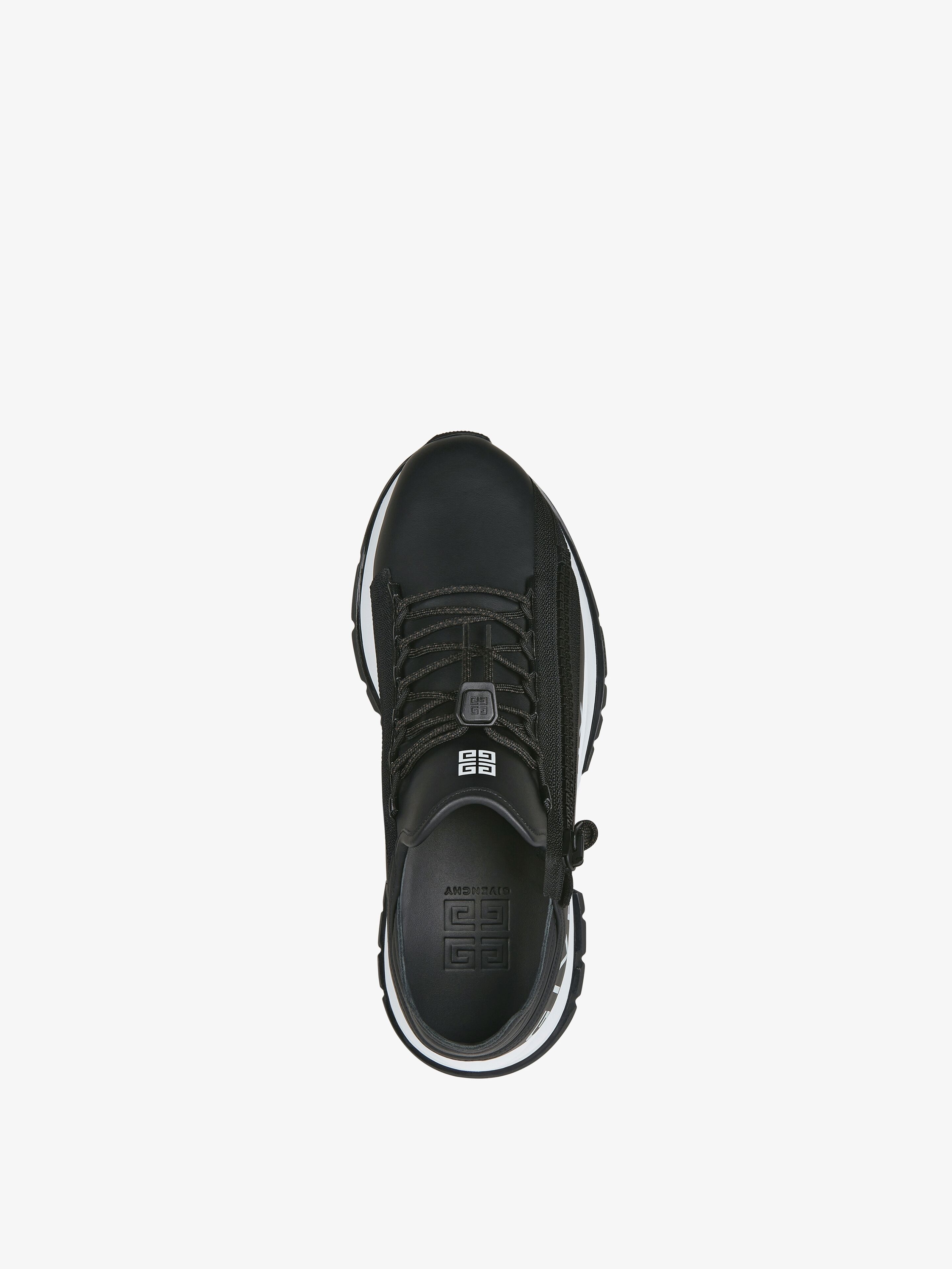 SPECTRE RUNNER SNEAKERS IN LEATHER WITH ZIP - 4