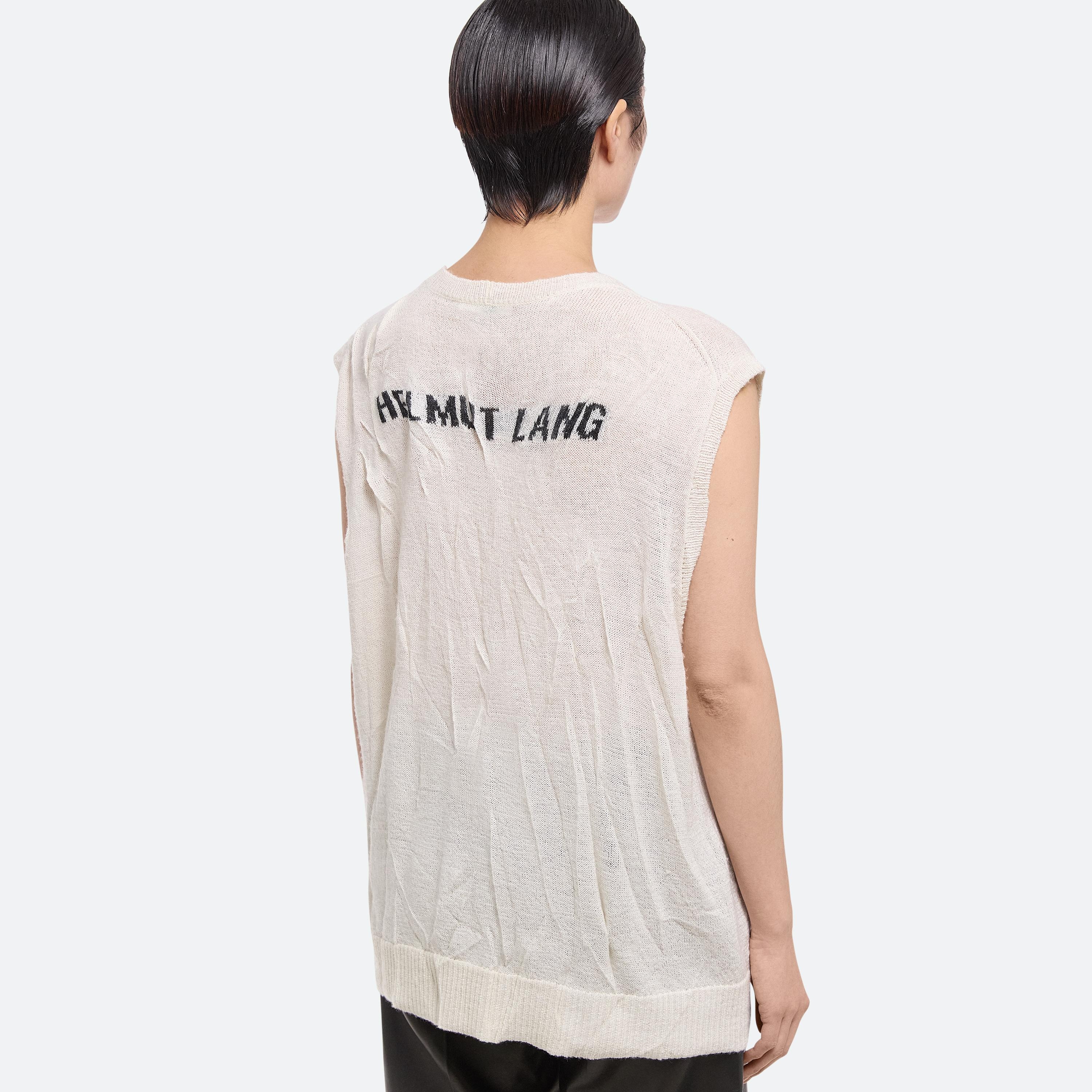 SLEEVELESS CRUSHED KNIT TOP - 11